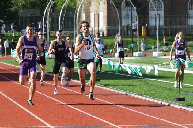 Charlie Stoebe '08 anchored Dartmouth's winning 4 x 400m relay team.