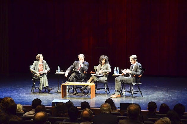 Panelists discussed their different views on how to solve current health care problems at the second annual Ad Fontes Forum on Thursday.