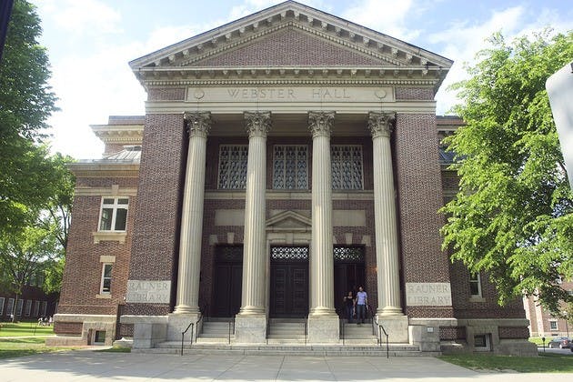 Webster Hall houses Rauner Special Collections Library, which features many rare books and manuscripts.
