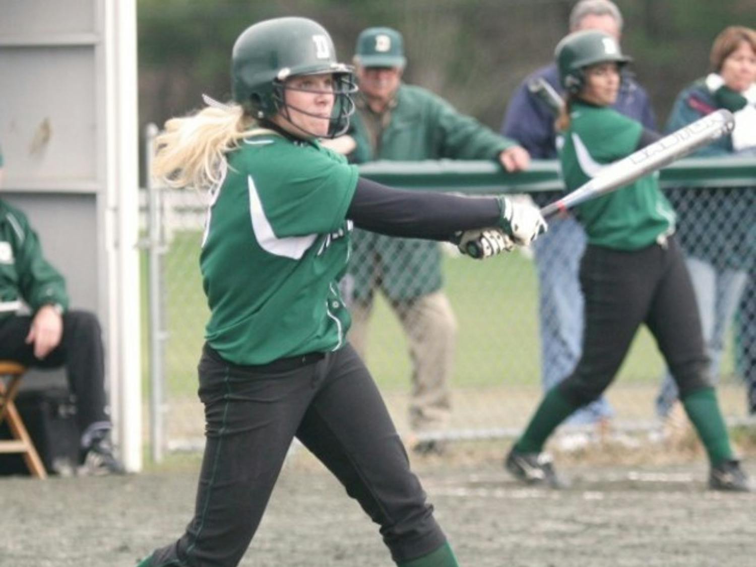 The softball team is riding a youth movement, often playing five freshmen.