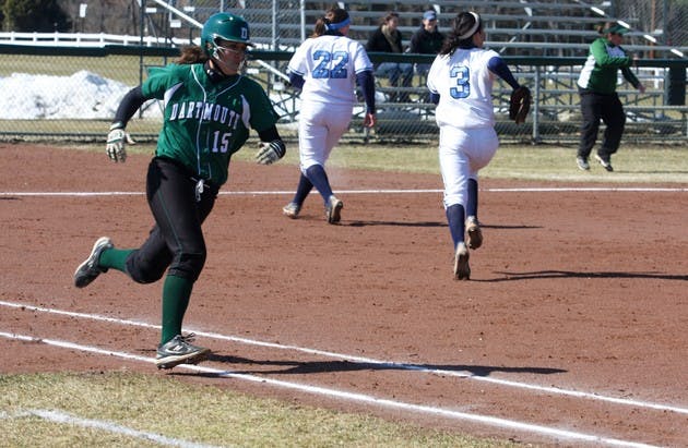 The Dartmouth softball team routed Columbia in consecutive games during Monday's doubleheader.