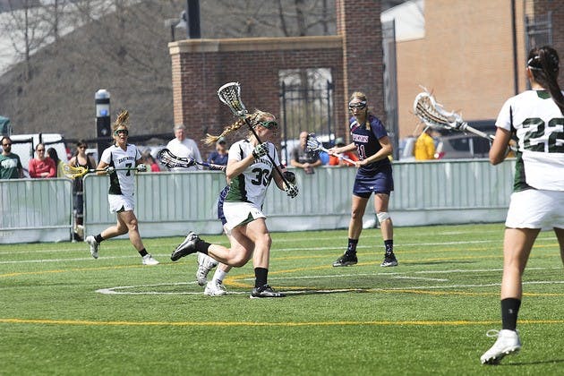 Bailey Johnson '14 and the Dartmouth women's lacrosse team defeated Penn twice this season en route to the Ivy League title.