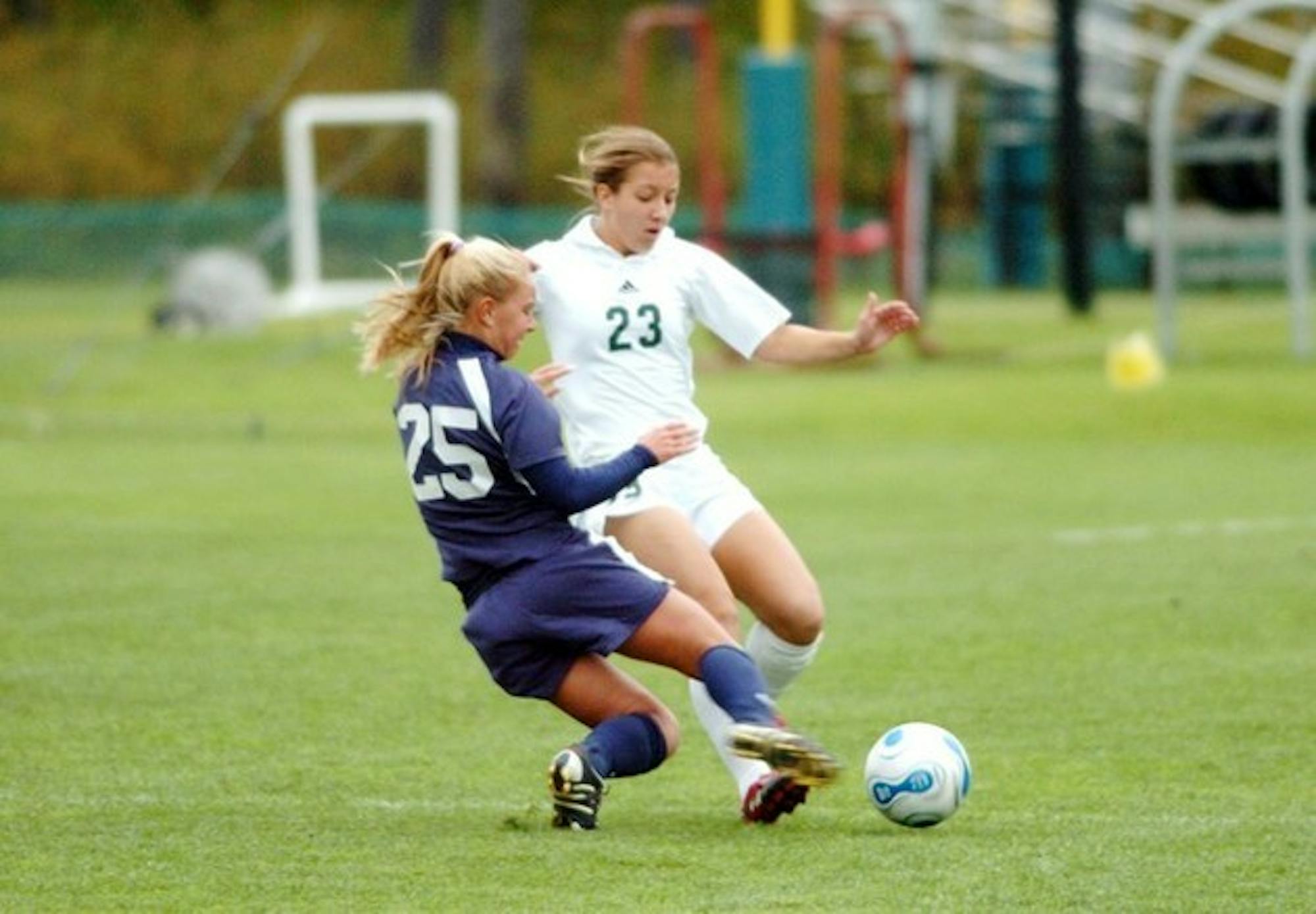 Columbia tripped up Maggie Goldstein '10 and the Big Green Saturday, 2-0.