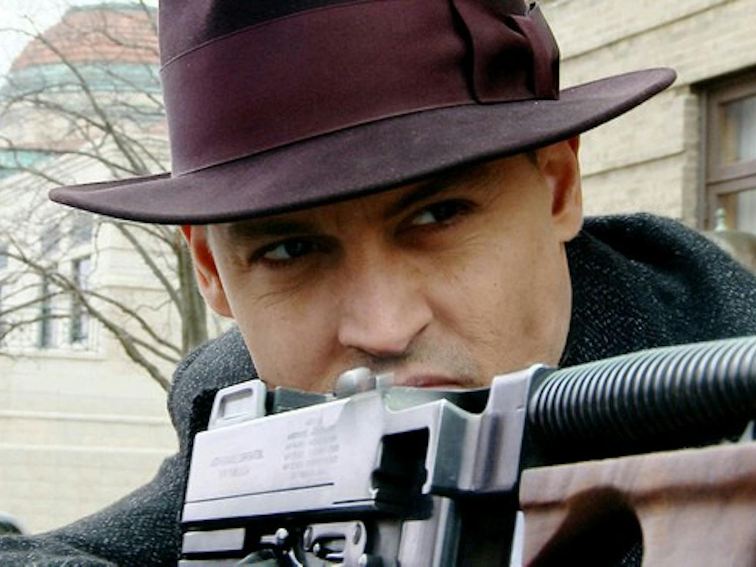Johnny Depp stars as the notorious Depression-era bank robber John Dillinger in Public Enemies.'