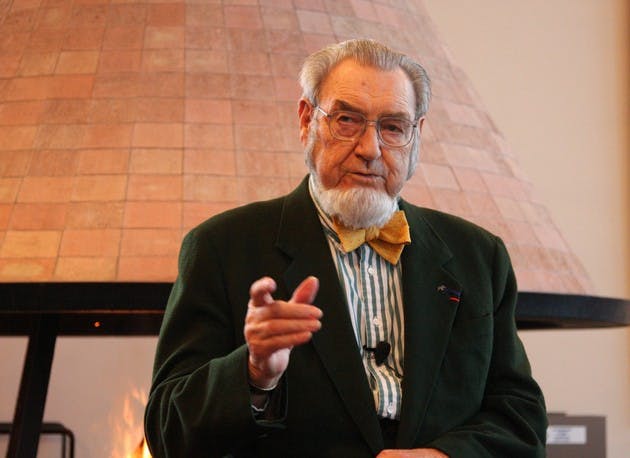 C. Everett Koop '37, former surgeon general, pioneered techniques in pediatric surgery and publicized the dangers of cigarette smoking. 