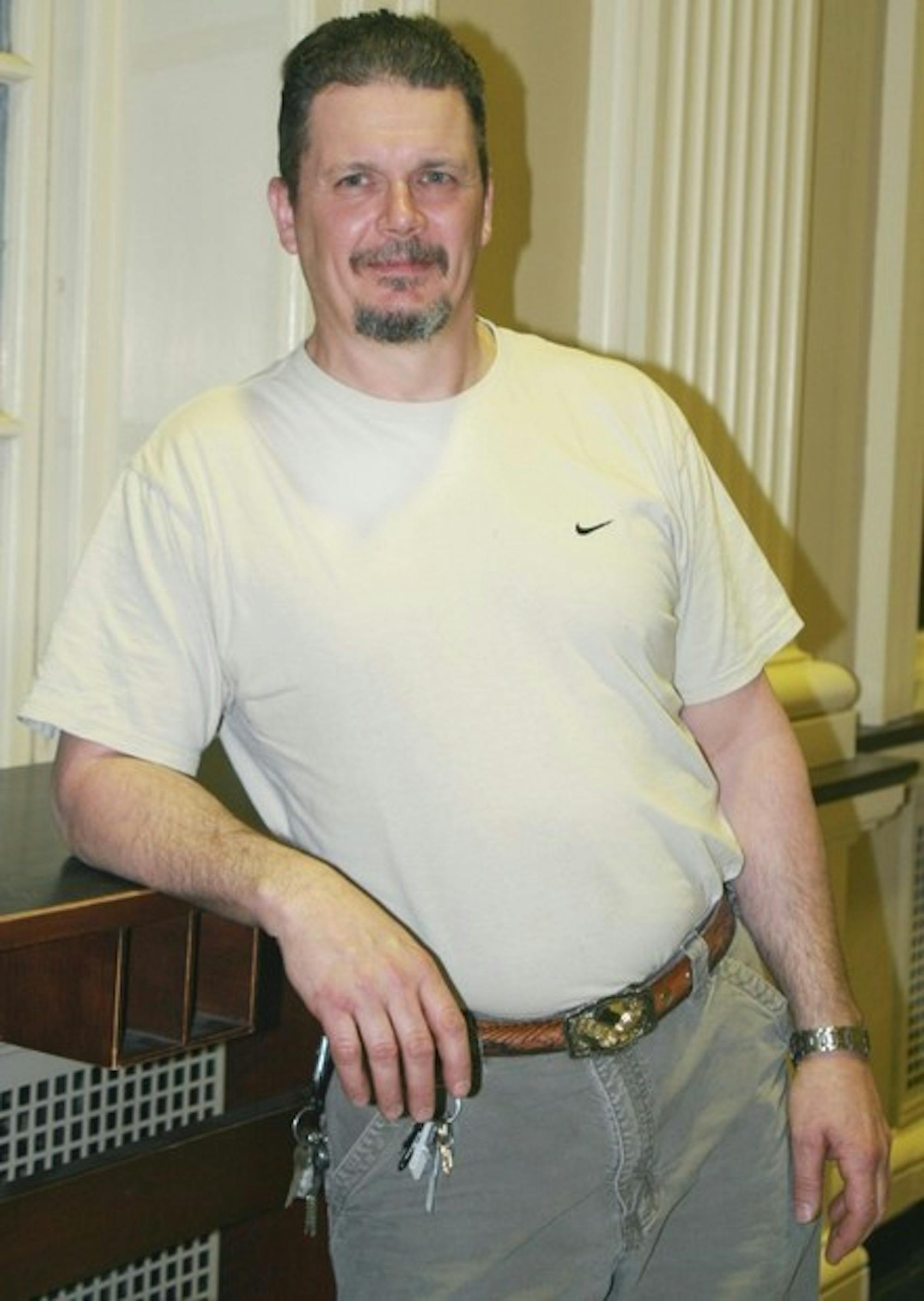 Night custodian Dan Faulkner