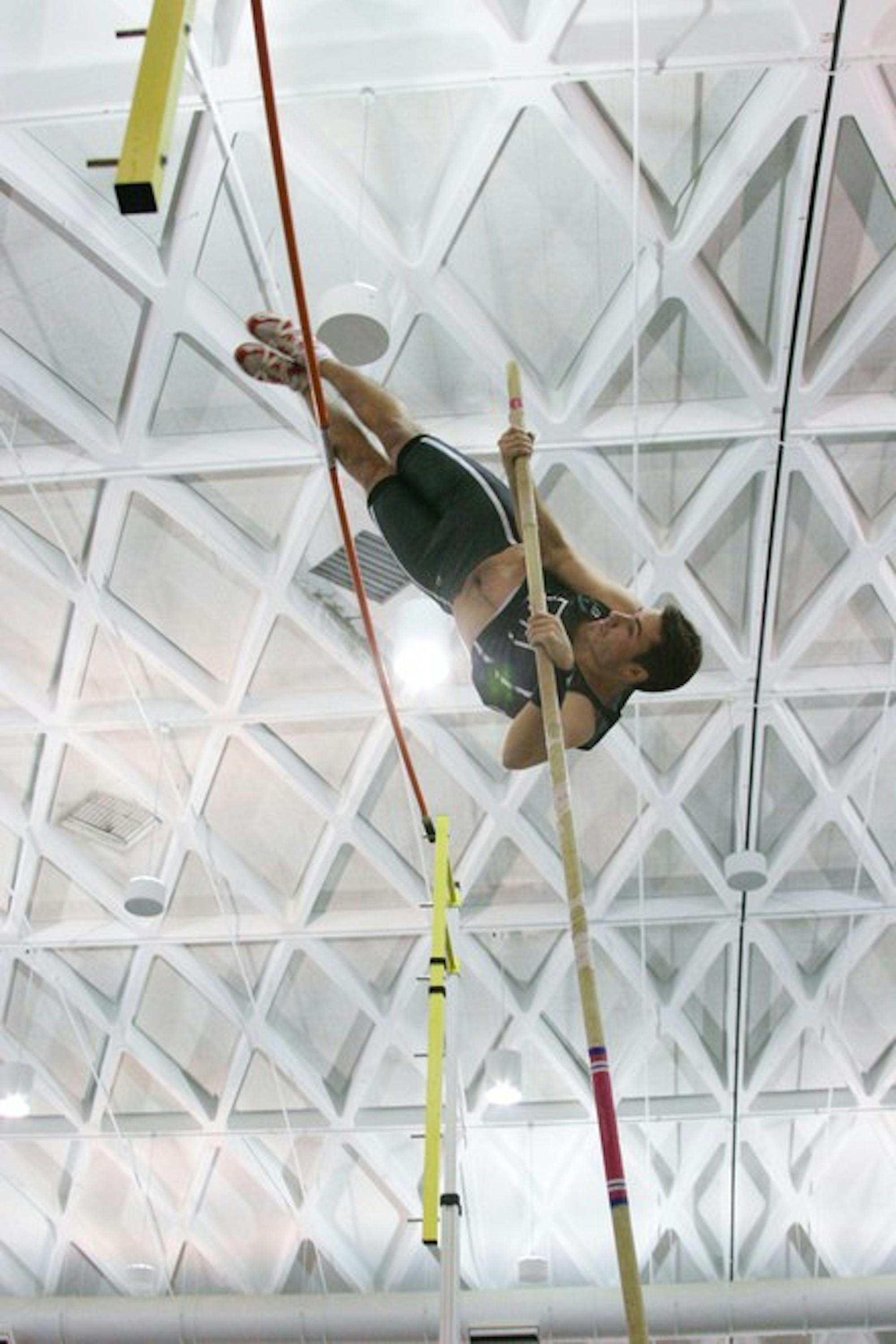 Ken DiCairano '10 placed first in men's pole vault at the Dartmouth Relays this weekend in Hanover.