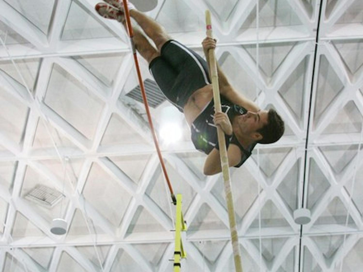 Ken DiCairano '10 placed first in men's pole vault at the Dartmouth Relays this weekend in Hanover.