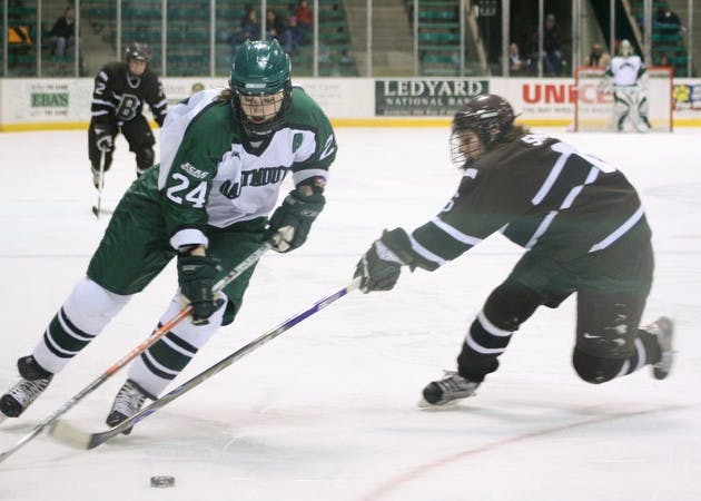 Captain Sarah Newnam '09 was one of four returning players to earn All-Ivy recognition last season for Dartmouth.