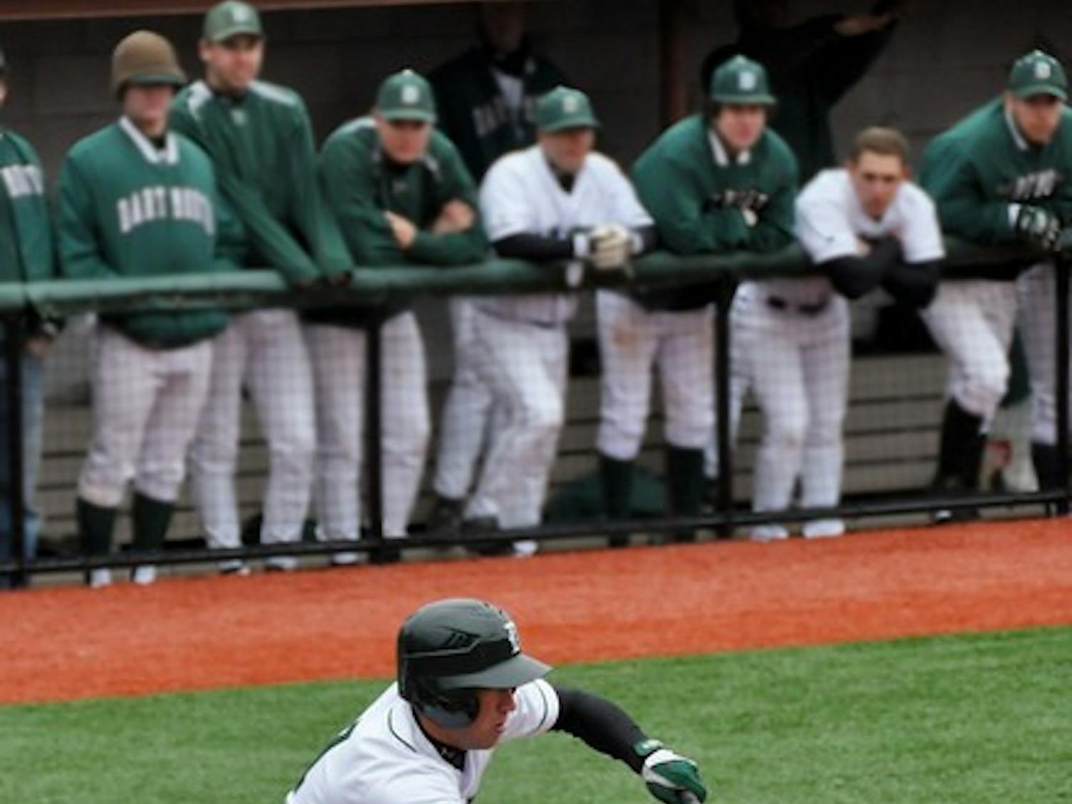 Trailing UVM in the eighth inning, the Big Green was able to take back the lead after a pinch-hit from Brett Gardner '10.