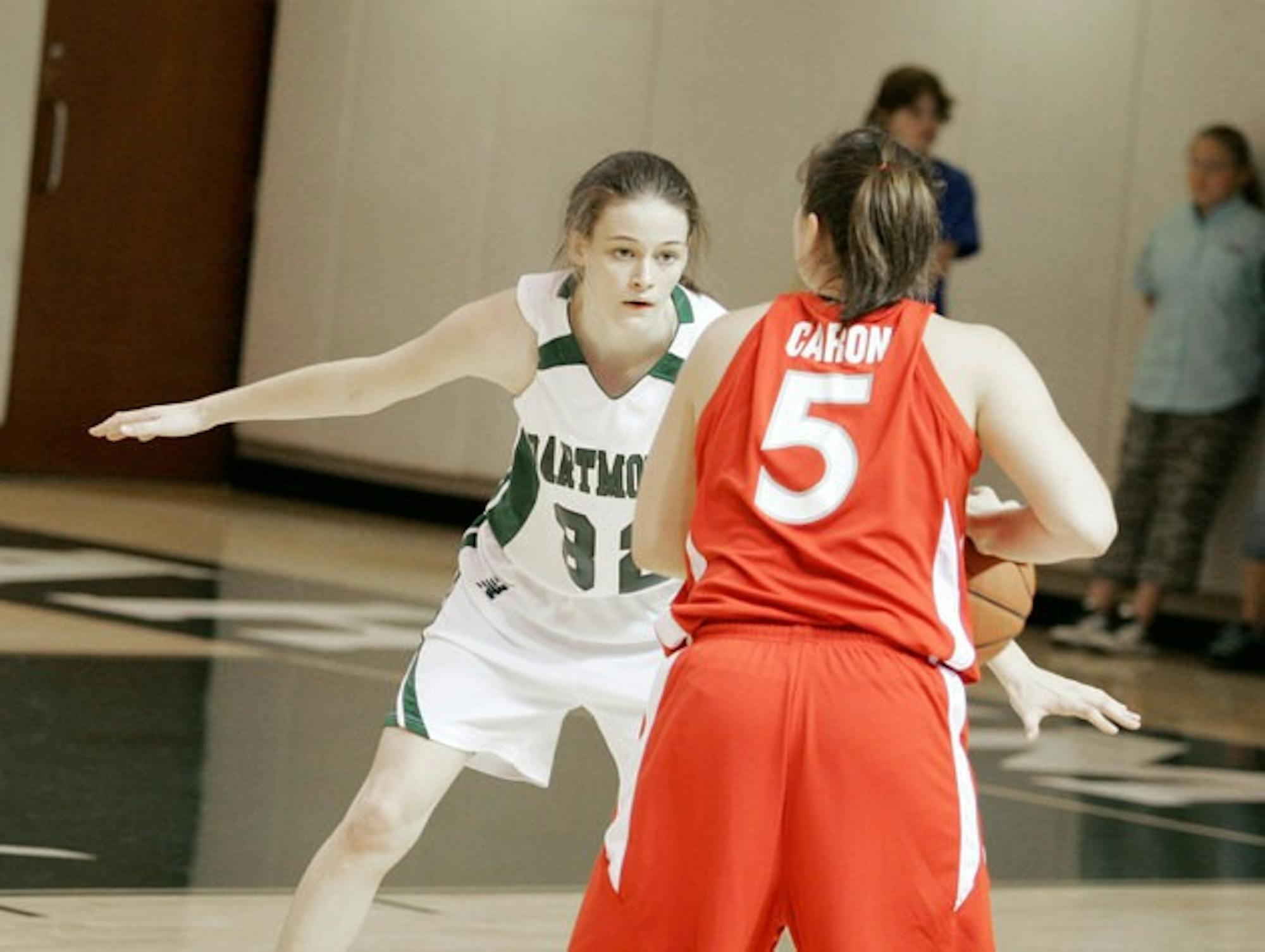 The women's basketball team could not gain leads against Marist and the University of Maine, notching only 35 points in their home opener against Marist, the lowest-scoring match for the Big Green women since 1977.