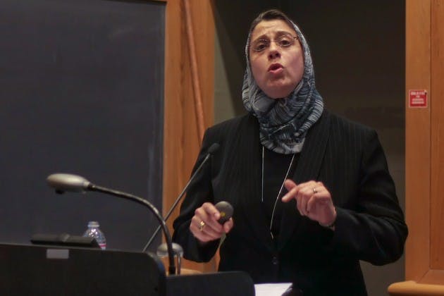 Princeton professor Amaney Jamal explained how to ease the Israeli-Palestinian conflict in her lecture on Wednesday afternoon.