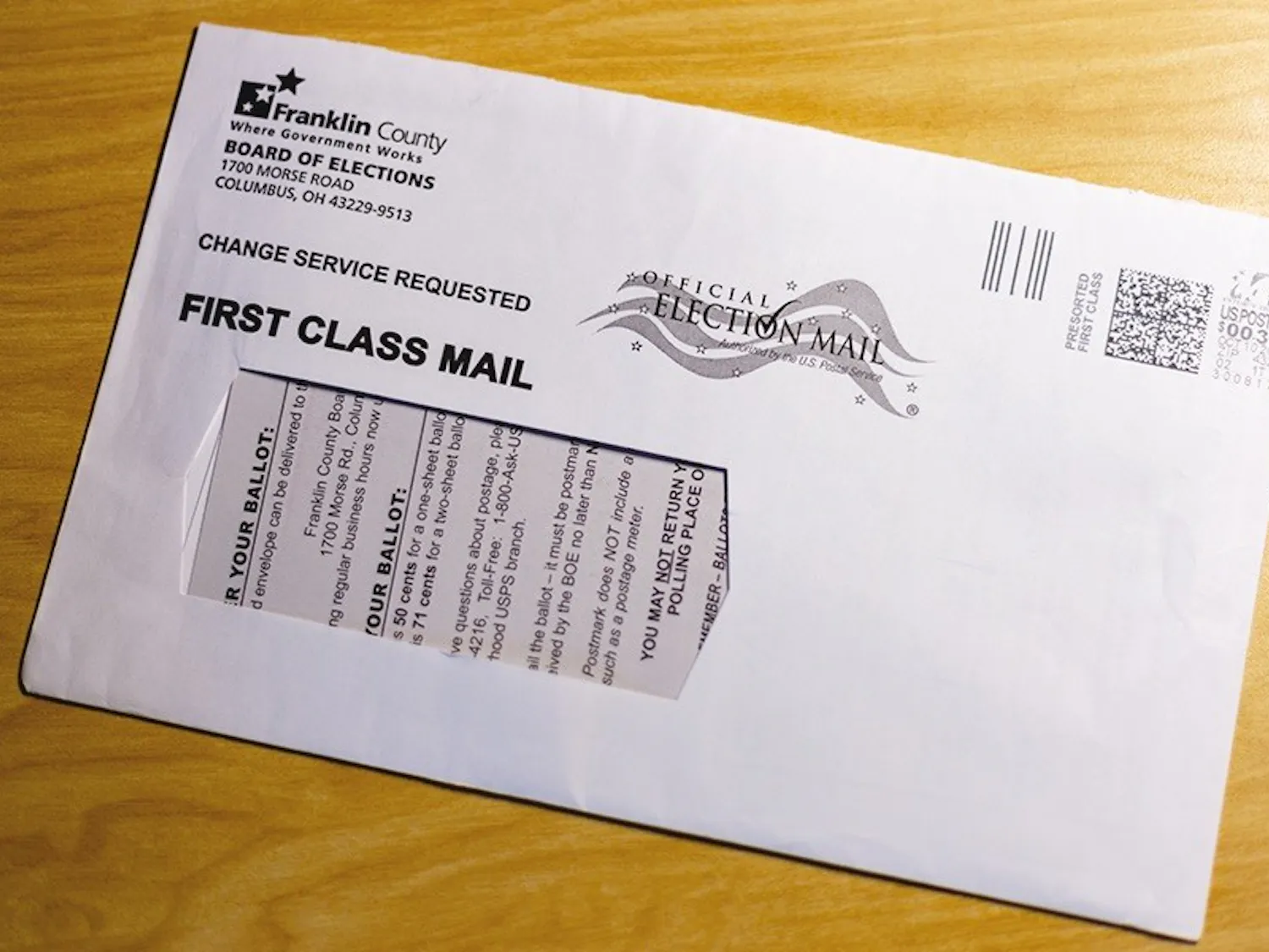 Some students may choose to vote through absentee ballots. 