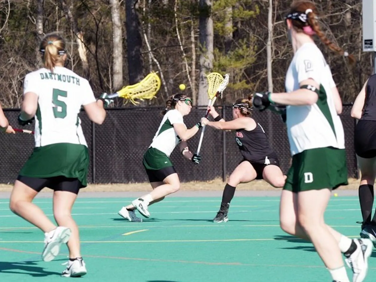 The women's lacrosse team shrugged off its slow spring start to post consecutive wins over Stanford and Brown.