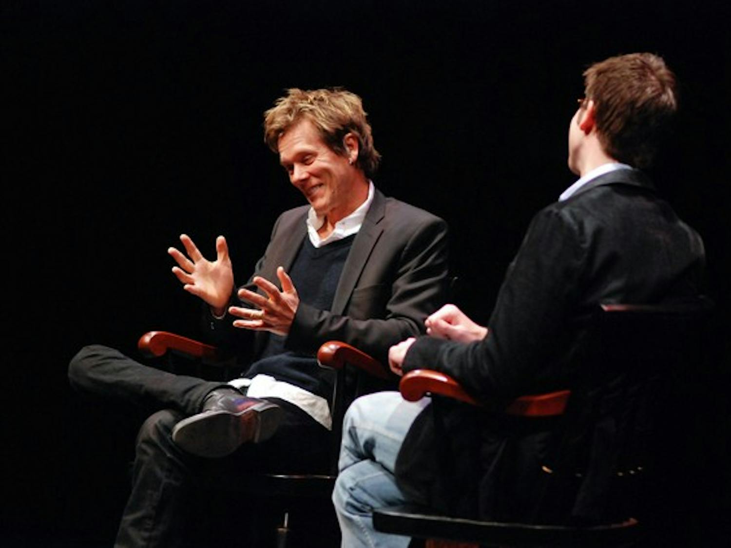 Kevin Bacon discusses his career after receving the Dartmouth film award.