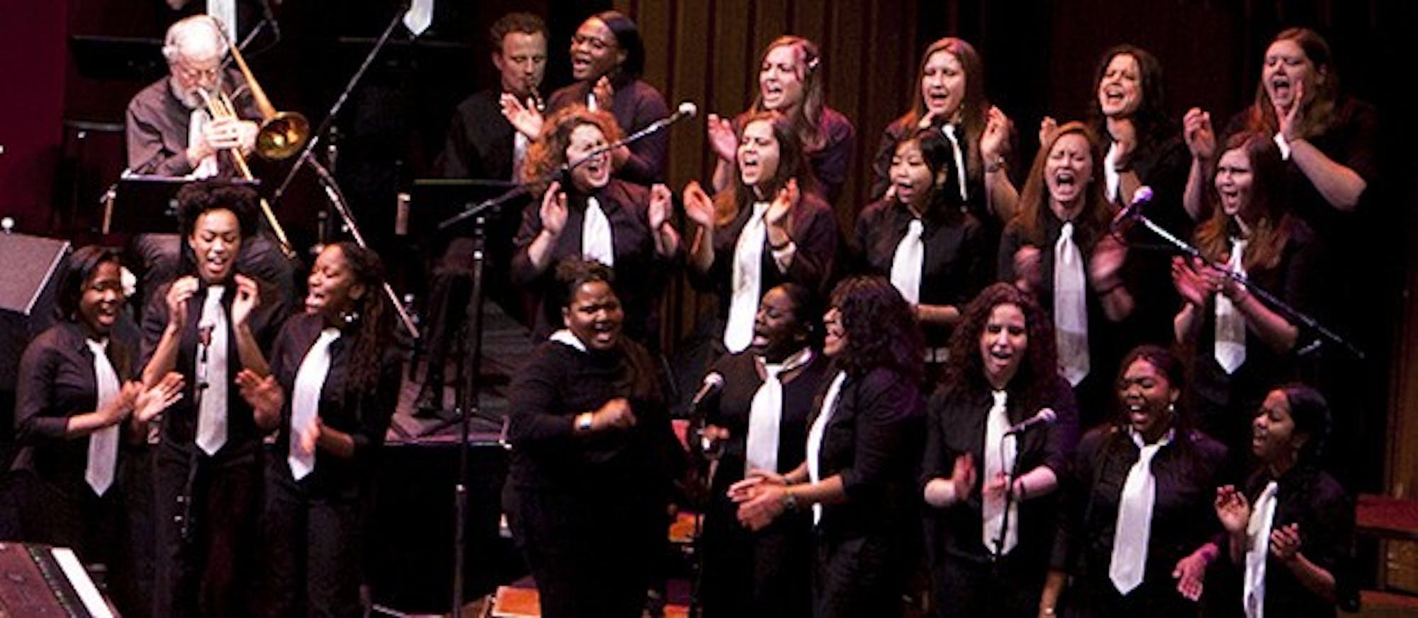 The Gospel Choir performed 