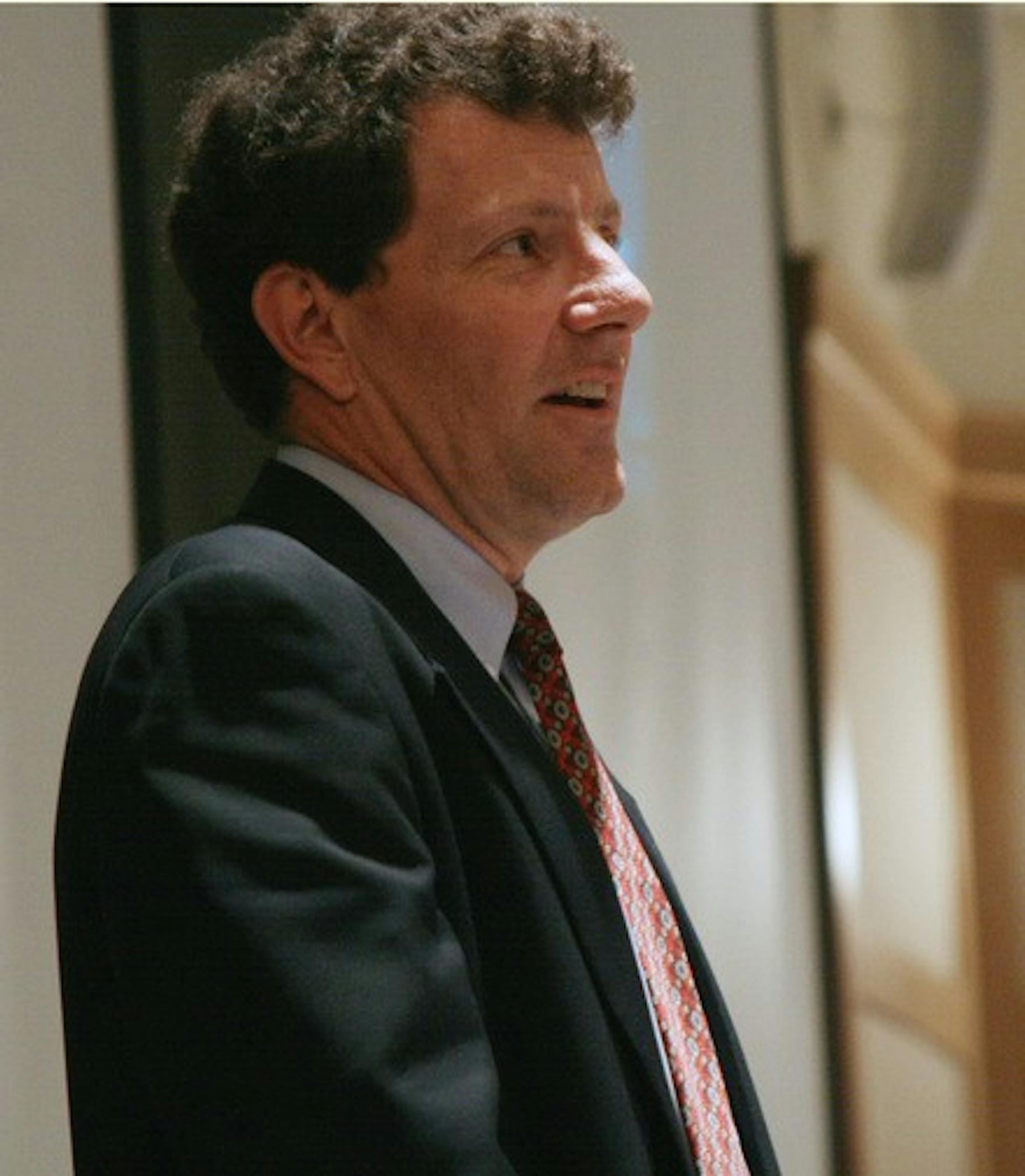 Pulitzer Prize winner and New York Times columnist Nicholas Kristof relates his first-hand experiences in the Darfur region of the Sudan Tuesday afternoon.