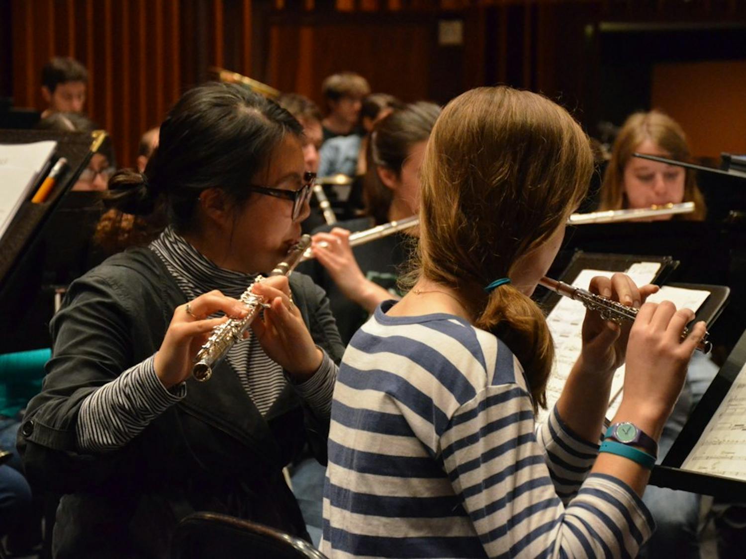 The Dartmouth College Wind Ensemble performed in the 2016 New Music Festival on Tuesday, May 3.
