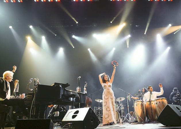 Pink Martini's unique retro sound featured a chic, lively blend of musical genres from around the world.