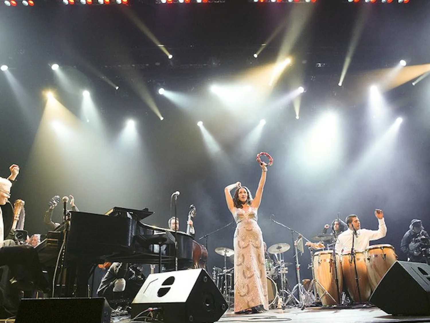 Pink Martini's unique retro sound featured a chic, lively blend of musical genres from around the world.