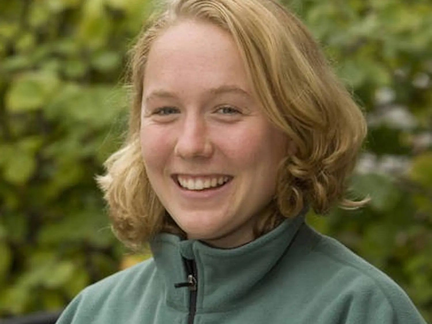 Ida Sargent '11 trains with the Craftsbury Green Racing Project over the summer. The group works to reduce the environmental impact of skiing