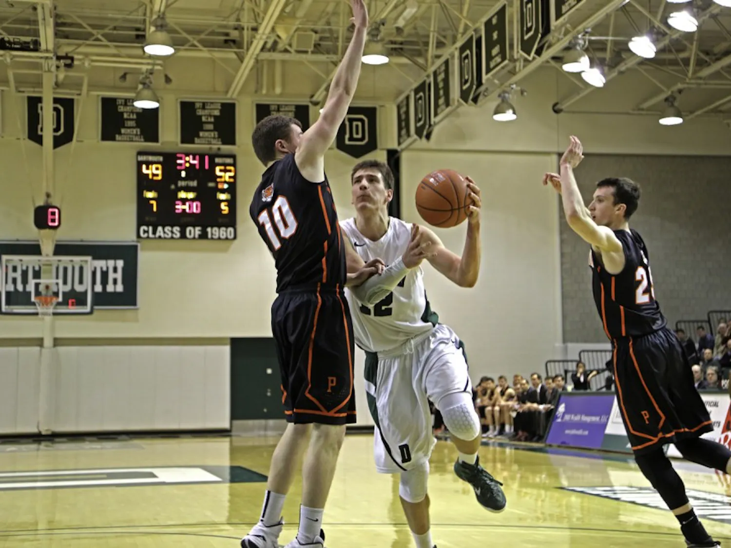 The men’s basketball team ended its regular season with home wins over Brown and Yale Universities.