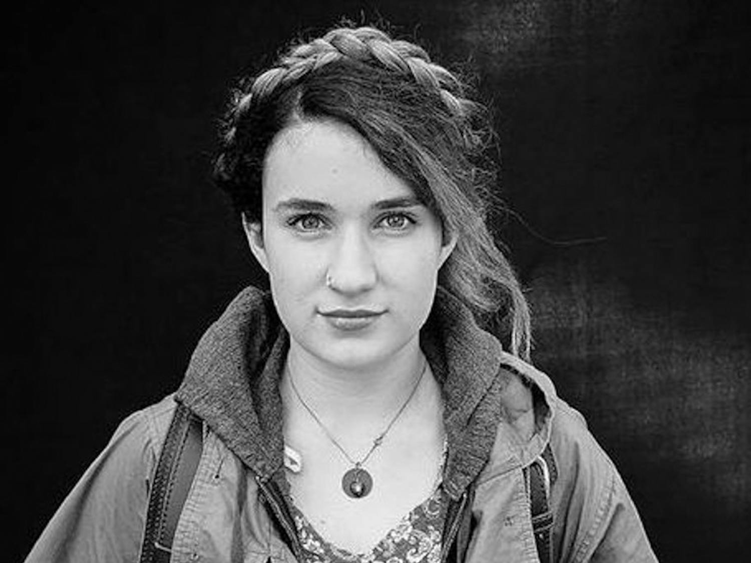 Grace Carney ’17 sings with the Rockapellas and is in a band with her brothers.