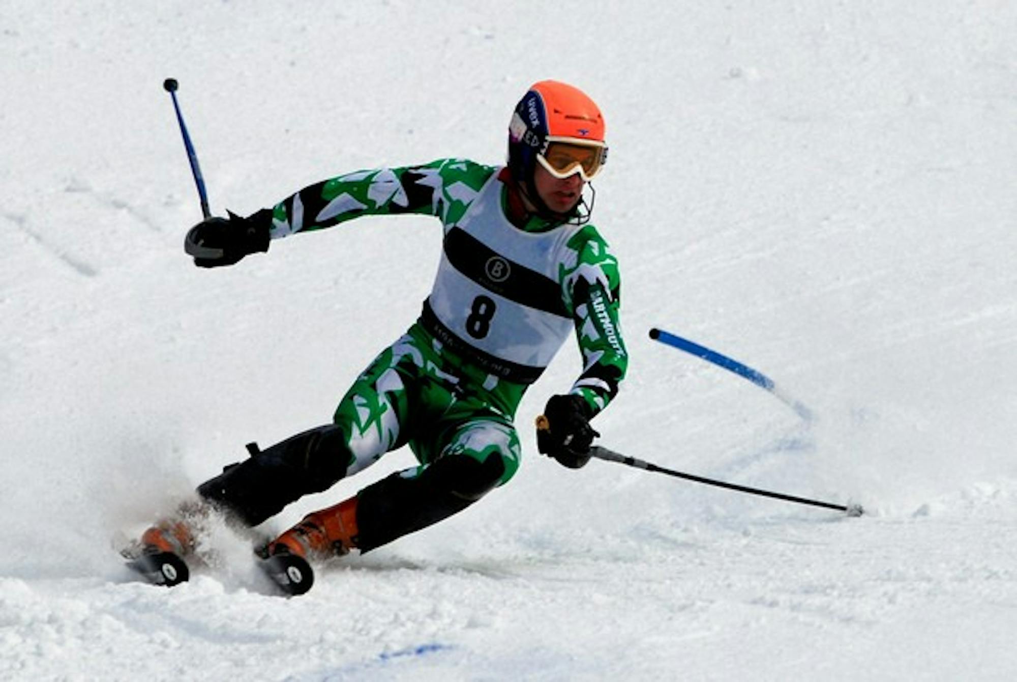 The Dartmouth men's and women's skiing team edged out UVM to win the Bates Carnival this weekend.