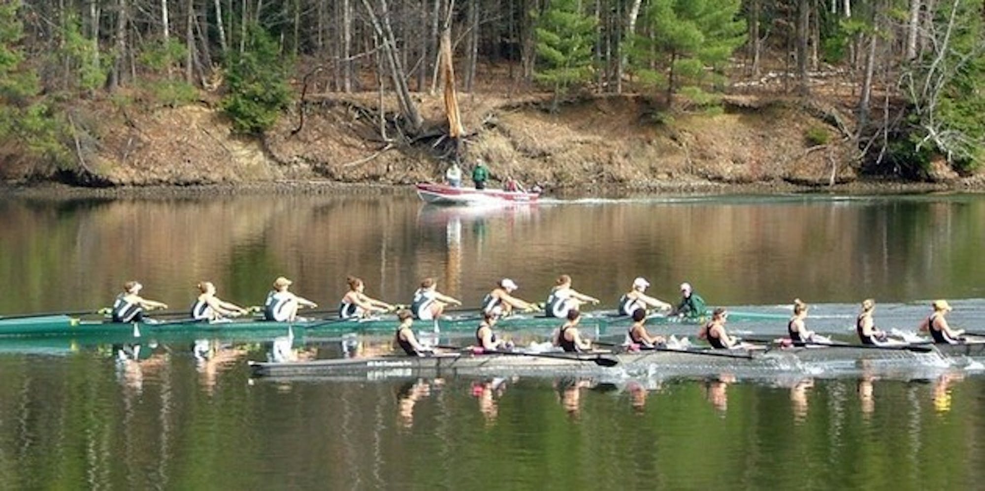 The women's rowing team overtook Radcliffe for the first time since 1998.