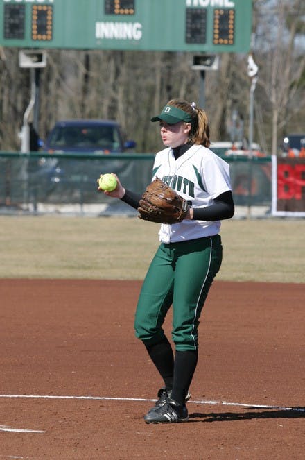 Angela Megaw '08 and the Big Green swept through two doubleheaders versus Ivy League rival Brown this weekend in Providence, R.I.