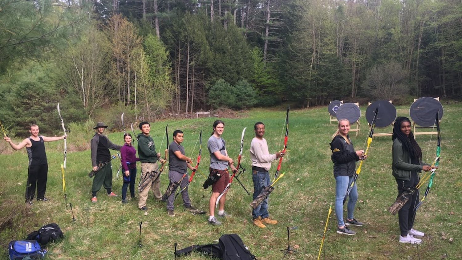 Dartmouth archery, founded by Mikey Steel ’21 last winter, is one of the youngest clubs on campus.