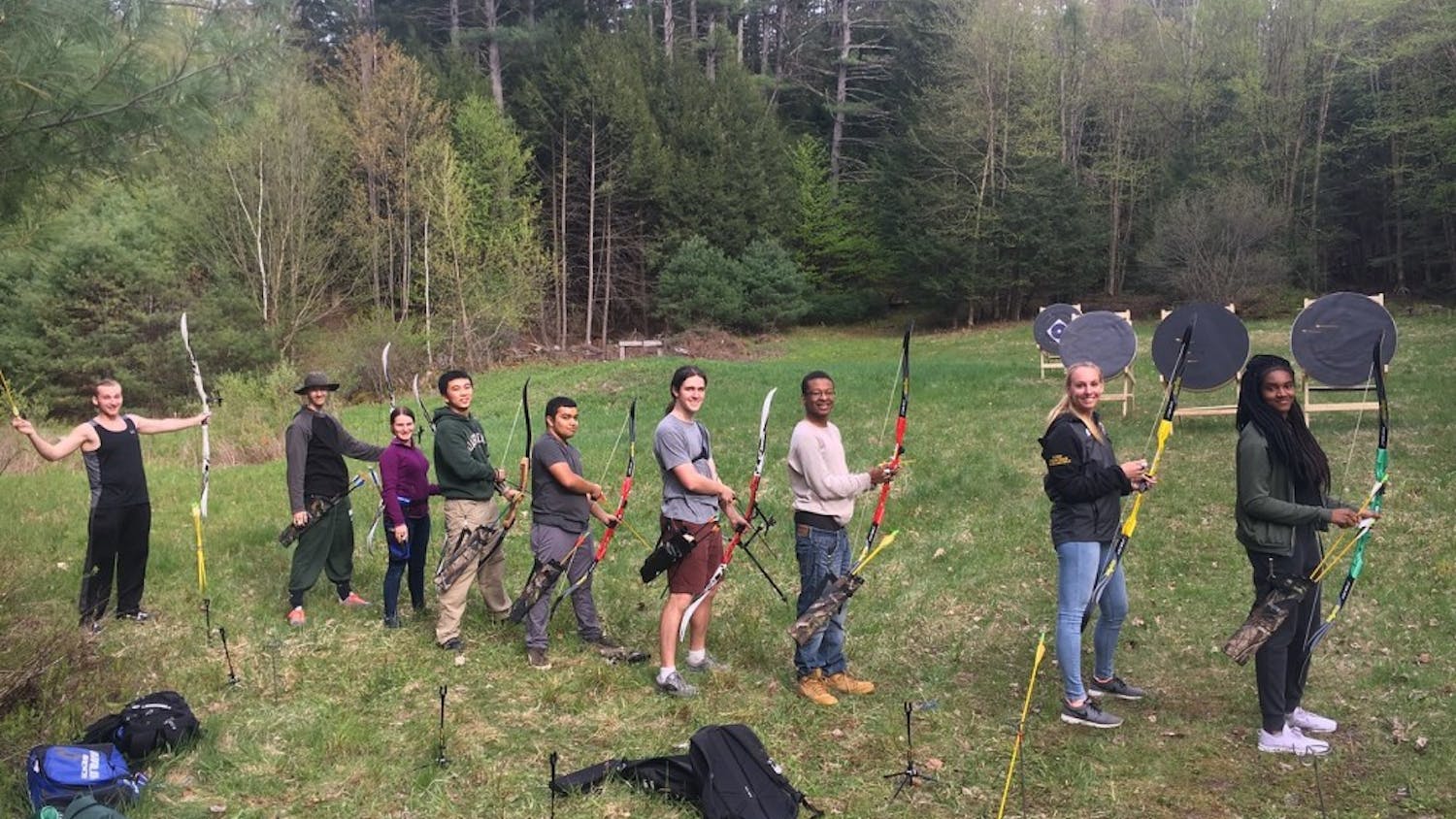 Dartmouth archery, founded by Mikey Steel ’21 last winter, is one of the youngest clubs on campus.