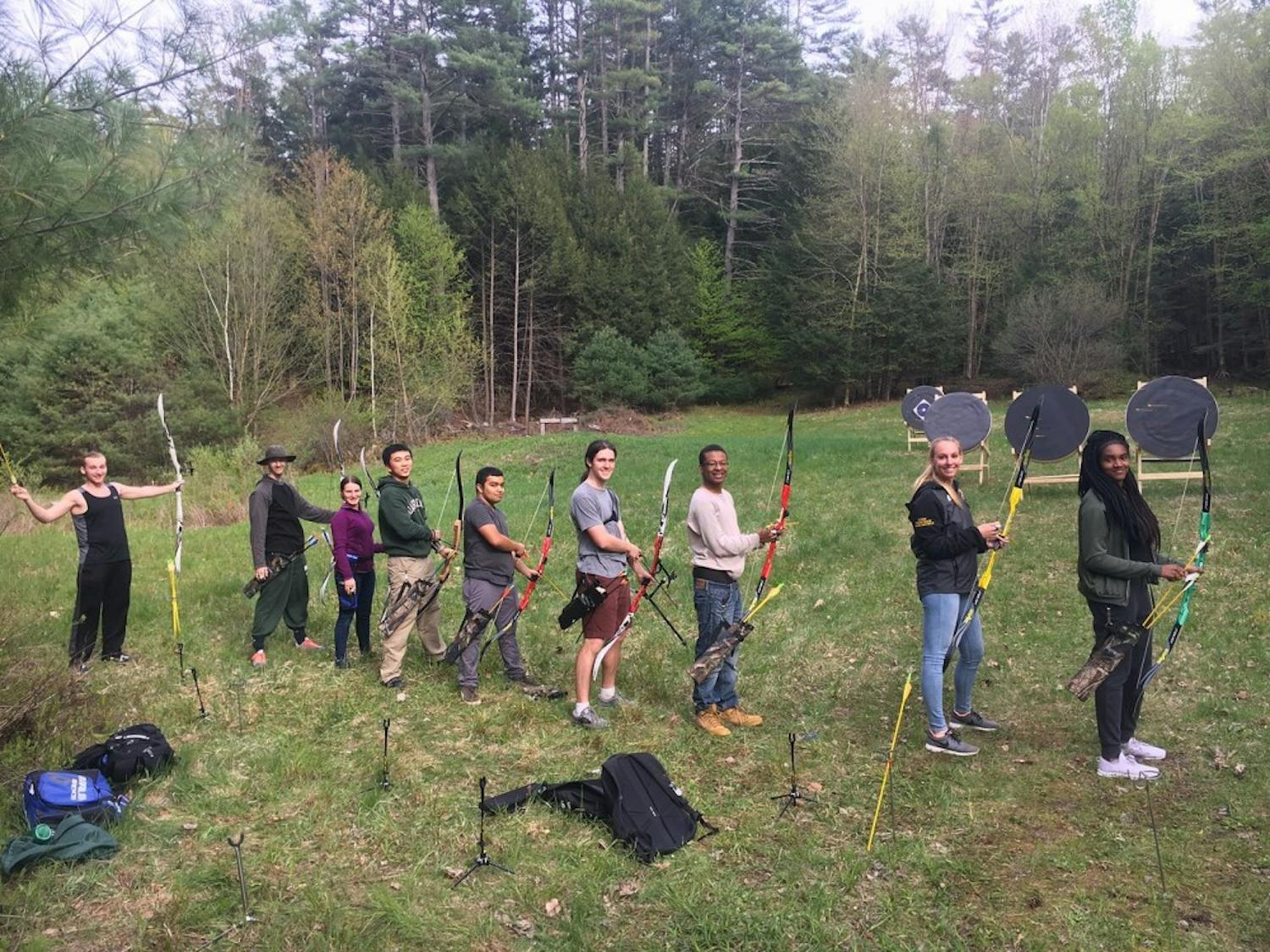 Dartmouth archery, founded by Mikey Steel ’21 last winter, is one of the youngest clubs on campus.