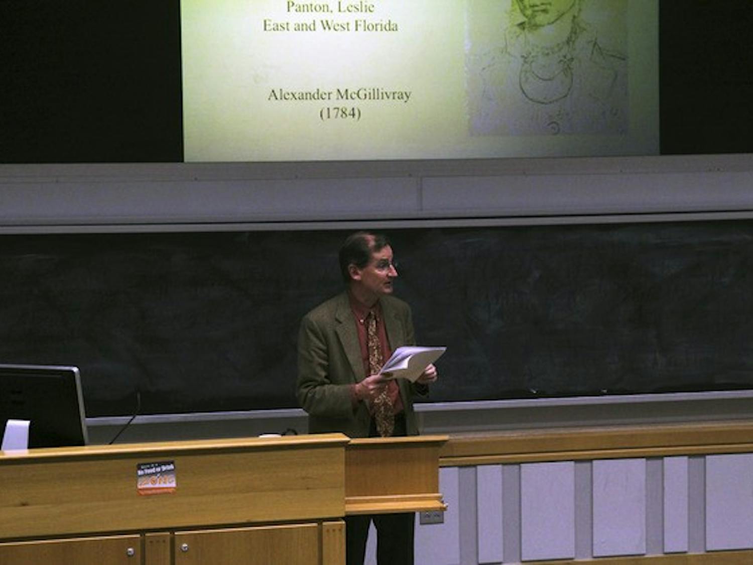 University of New Hampshire history professor Eliga Gould offered an alternative take on the American Revolution in a lecture Monday afternoon.