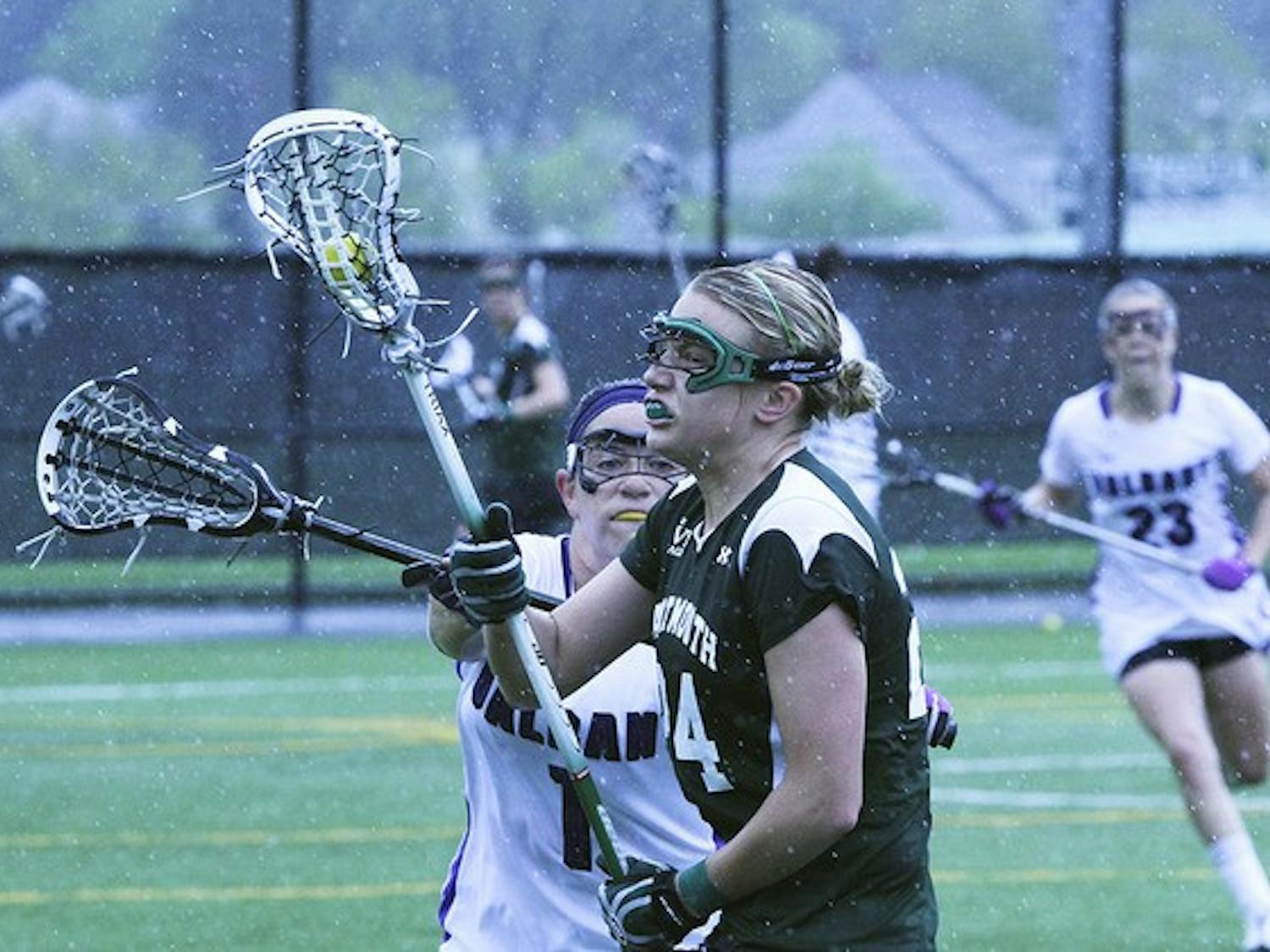 Women's lacrosse held off a second-half comeback by Brown University to secure the team's third conference victory of the season.