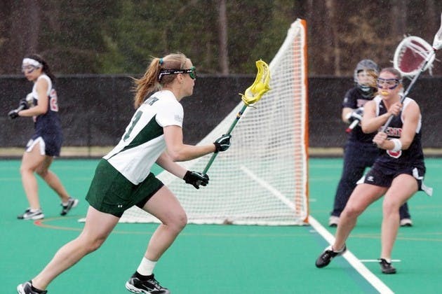 Tied 3-3 at halftime, the Big Green caught fire in the second half, beating Harvard with eight goals in the stanza.