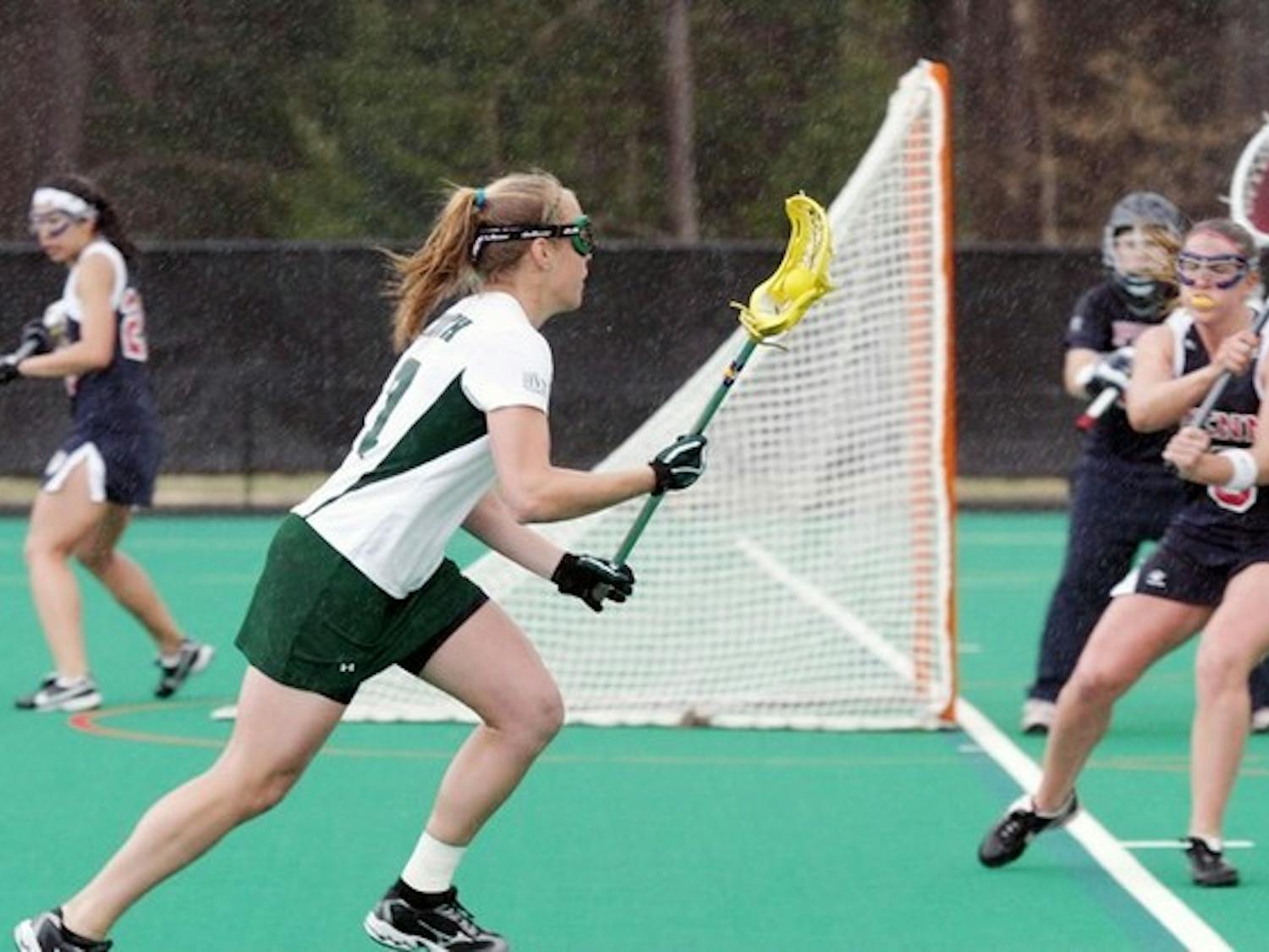 Tied 3-3 at halftime, the Big Green caught fire in the second half, beating Harvard with eight goals in the stanza.