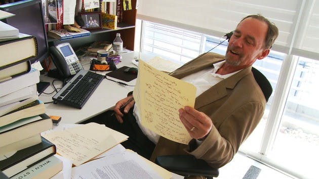 Media desk reporter David Carr is among the journalists profiled in the documentary 