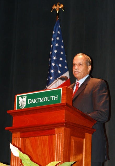 Montgomery fellow Juan Williams, political analyst for FOX television and NPR senior correspondent, talked about race and education Tuesday.