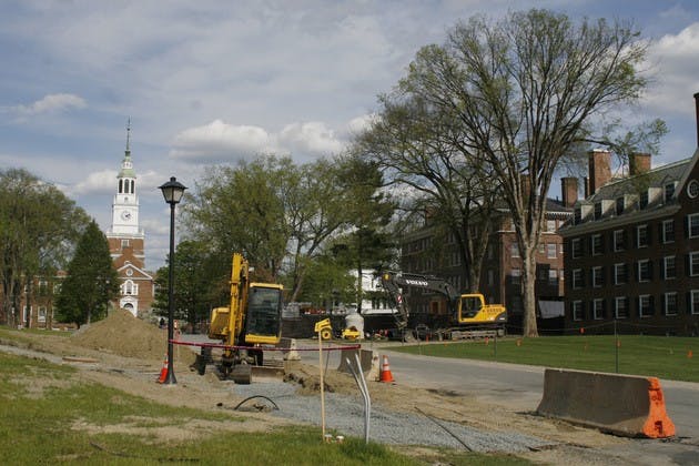 Construction of Tuck Drive will continue this spring as one of three ongoing building projects on the street.