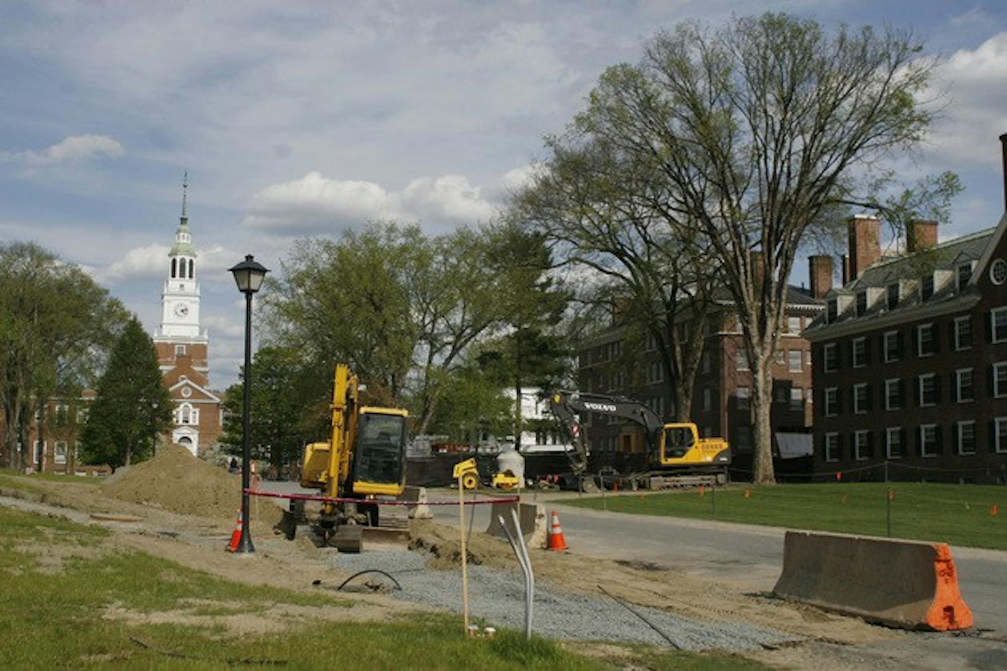 Construction of Tuck Drive will continue this spring as one of three ongoing building projects on the street.