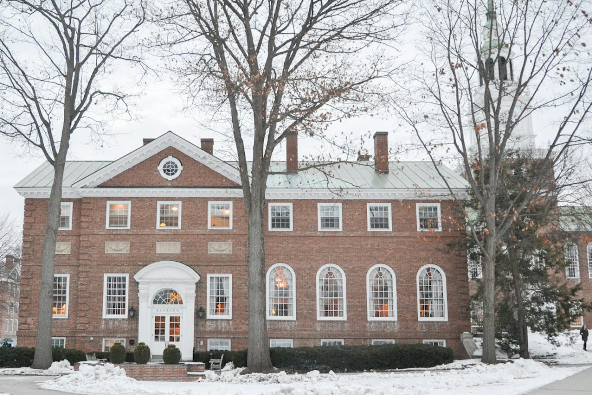 The English department, hosted in Sanborn House, is looking to hire three new professors. 