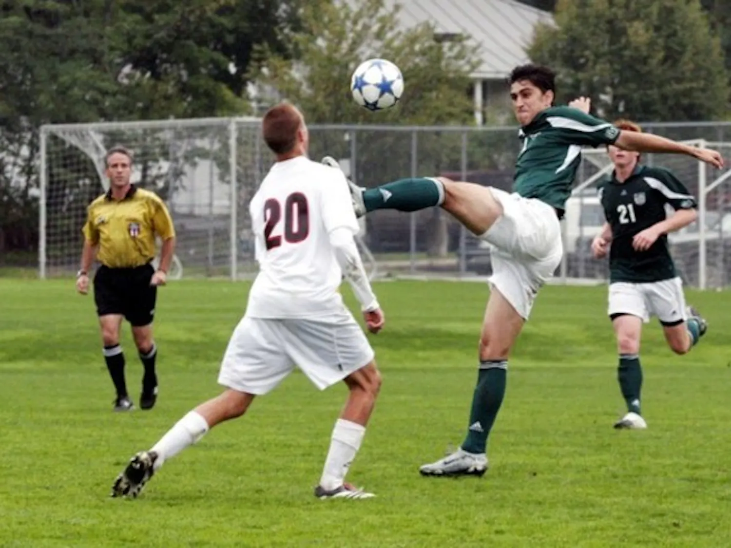 The Big Green could not trump last year's co-champion Brown as the two teams fought to a tie, 1-1 on Saturday. The Dartmouth men return to action on Tuesday taking on the Stags of Fairfield University.