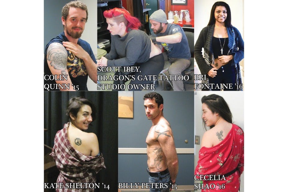 Dartmouth students, Dragon’s Gate Tattoo Studio owner Scott Ibey said, usually appear more nervous than his typical clientele. 