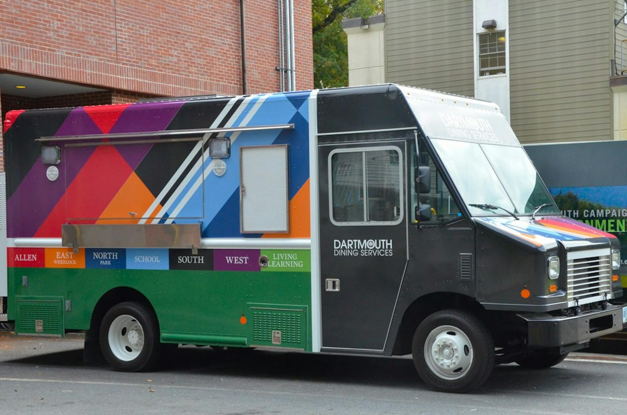 The Dartmouth Dining Services food truck offers a new menu this winter.
