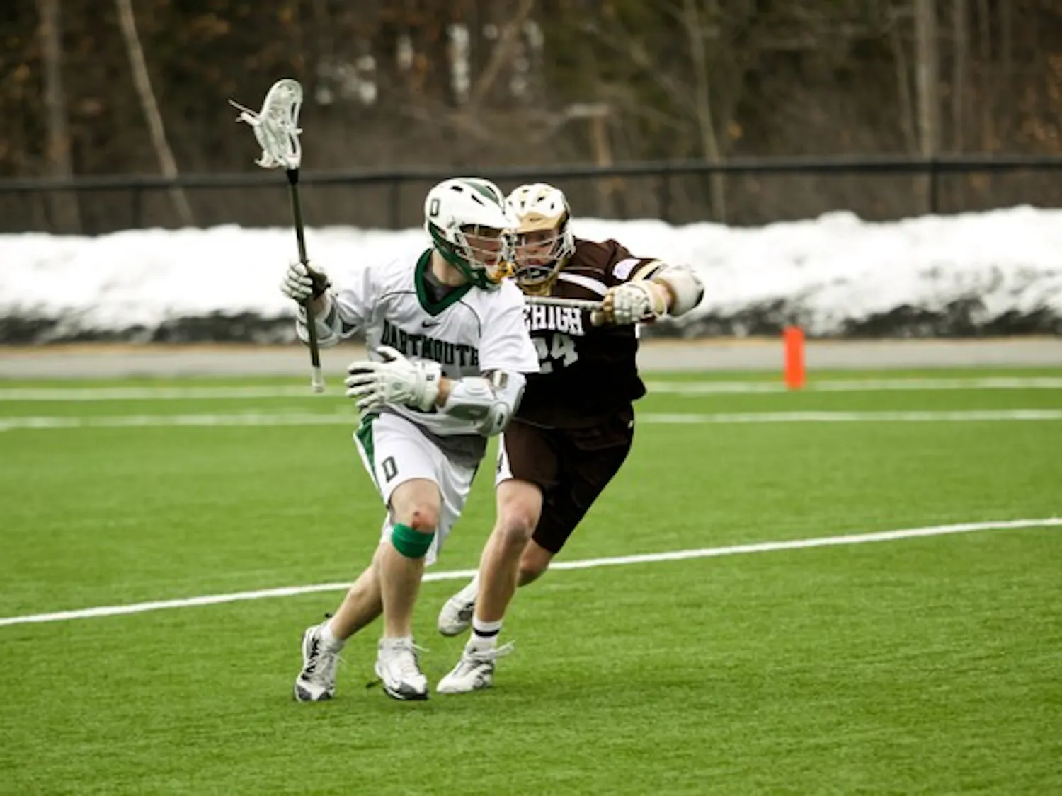 Despite an early 4-0 lead, the Big Green men's lacrosse team fell to Lehigh University at home on Saturday.
