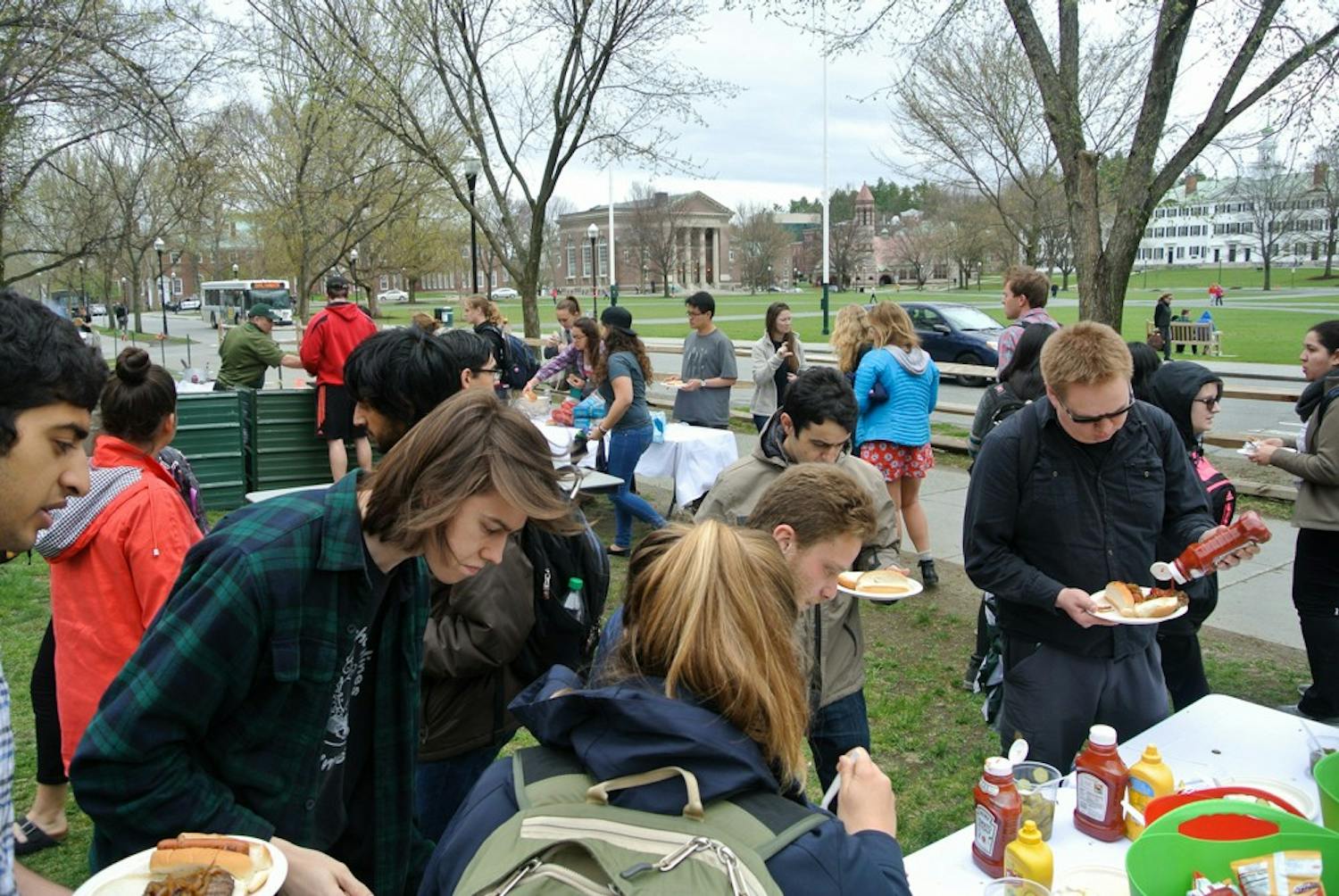 PRIDE hosted a barbeque in front of Collis as part of its programming this year.