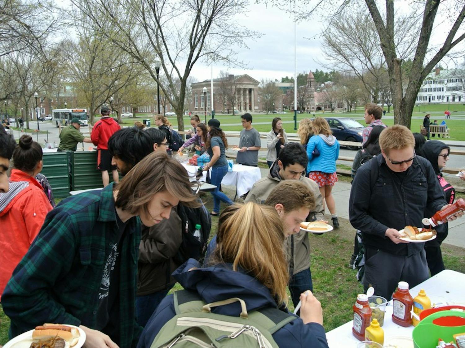 PRIDE hosted a barbeque in front of Collis as part of its programming this year.
