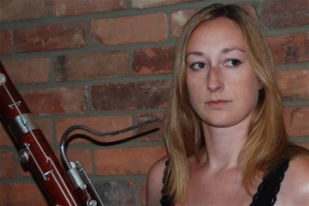 Bassoonist Dana Jessen makes up one half of the Amsterdam-based experimental 