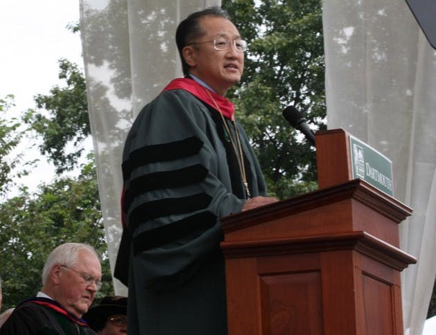 Dartmouth's 17th president, Jim Yong Kim.